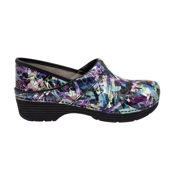 Dansko LT Pro Clogs Women Size 41 EU 10.5 - 11 US Slip Resistant  Watercolor - Picture 1 of 9